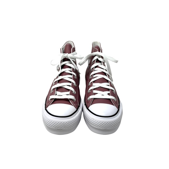 Converse Ctas Lift Platform Leather Pink High Top Women Size Shoes Skate A07858C - Picture 6 of 10